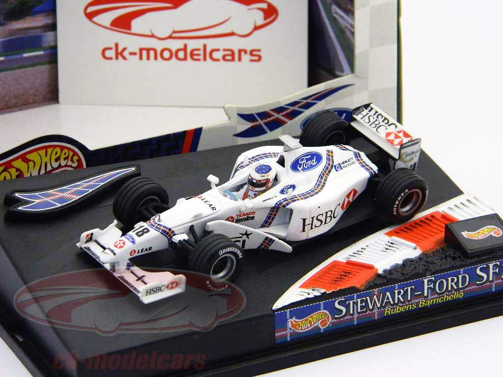 Рубенс Баррикелло Стюарт SF2 формула 1 1998 1:43 HotWheels