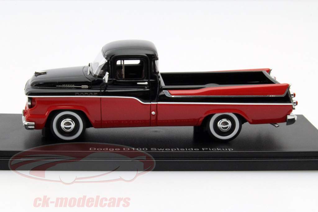 Dodge D100 Sweptside Pickup Год 1959 черный / красный 1:43 Neo