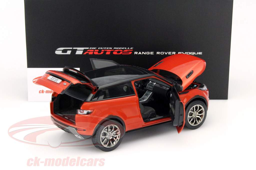 Land Rover Range Rover Evoque Anno 2011 arancione 1:18 Welly GTA