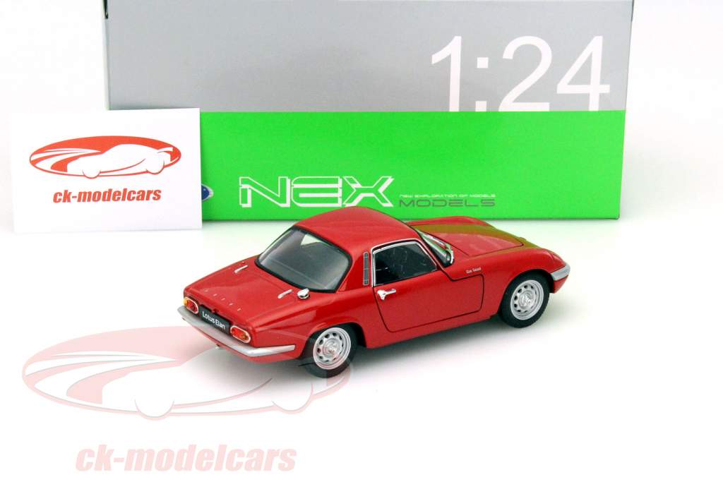 Welly 1:24 Lotus Elan Year 1965 red 24035r model car 24035r