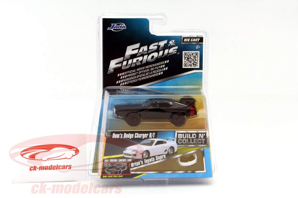 Dom's Dodge Charger R/T Fast and Furious preto 1:55 Jada Toys