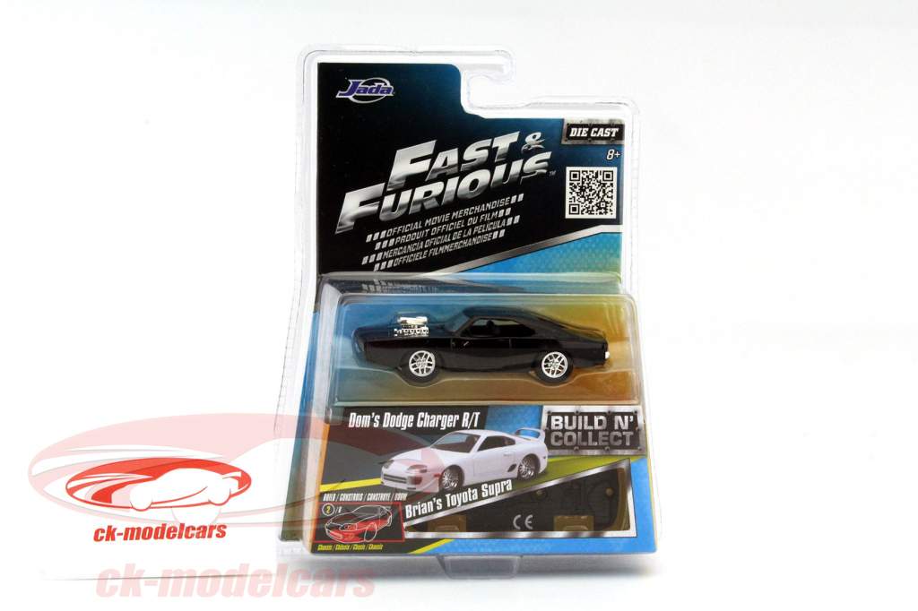 Dom's Dodge Charger R/T Fast and Furious black 1:55 Jada Toys