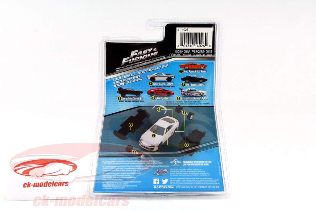 Dom's Dodge Charger R/T Fast and Furious black 1:55 Jada Toys