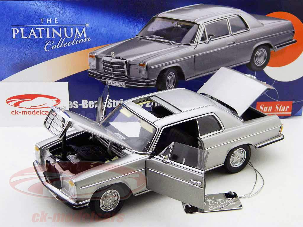 Mercedes-Benz Strich 8 280C クーペ 銀食器 メタリック 1:18 SunStar