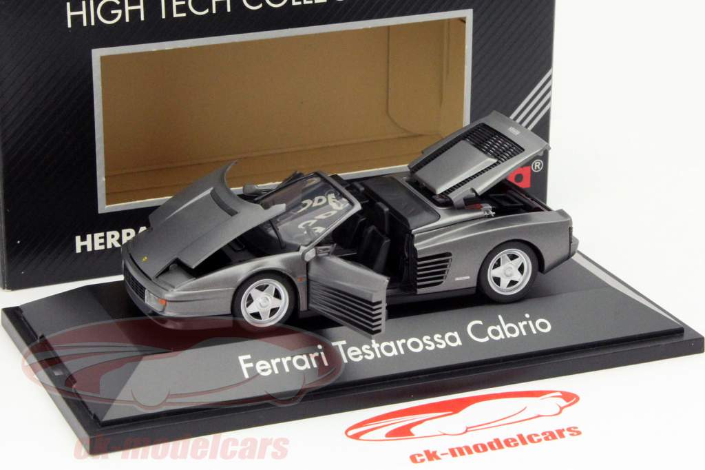 Ferrari Testarossa Cabriolet gris 1:43 Herpa