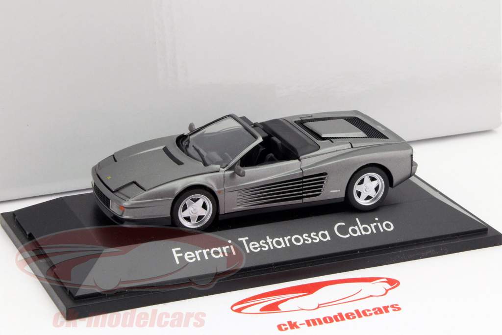 Ferrari Testarossa Cabriolet gris 1:43 Herpa