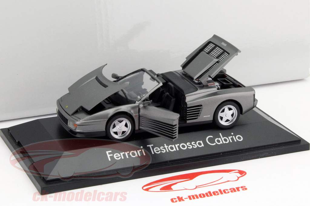 Ferrari Testarossa Cabriolet Grey 1:43 Herpa