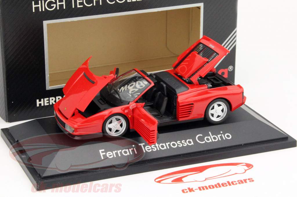 Ferrari Testarossa Cabriolet rosso 1:43 Herpa