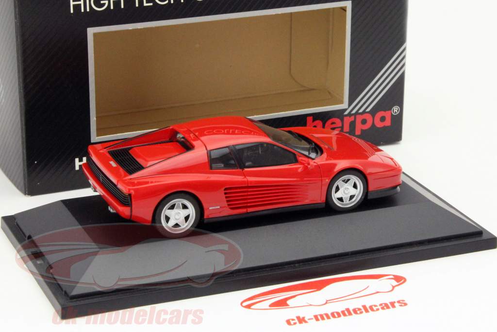 Ferrari Testarossa rød 1:43 Herpa