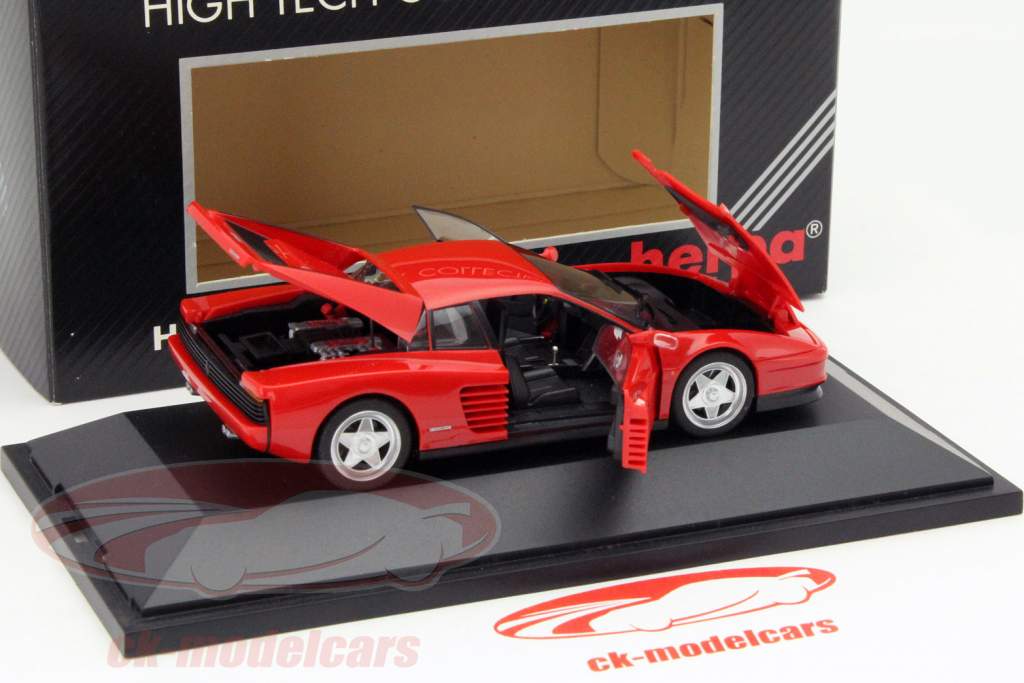 Ferrari Testarossa rød 1:43 Herpa