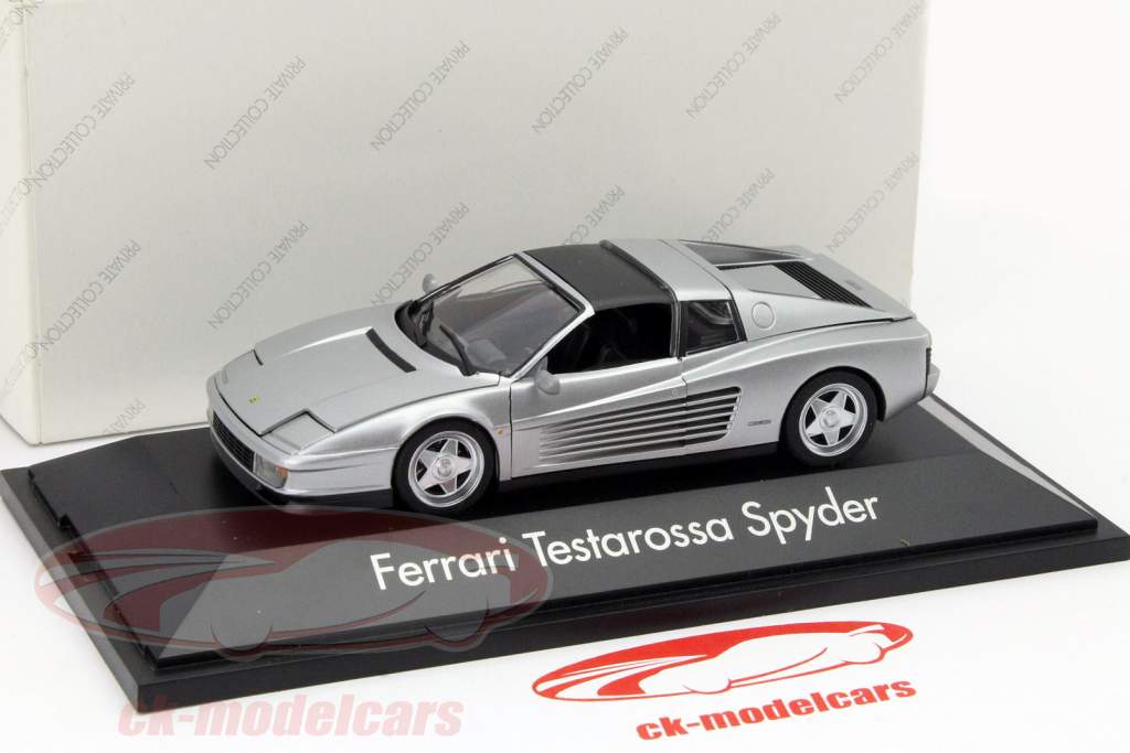Ferrari Testarossa Spyder argenterie 1:43 Herpa