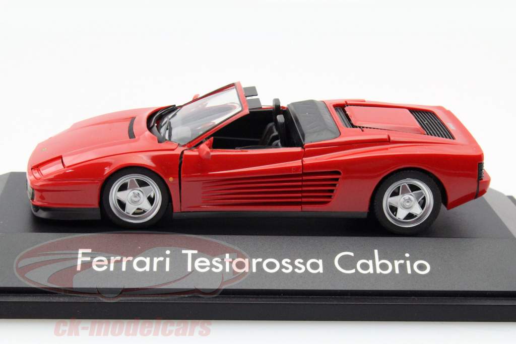 Ferrari Testarossa Cabriolet red 1:43 Herpa