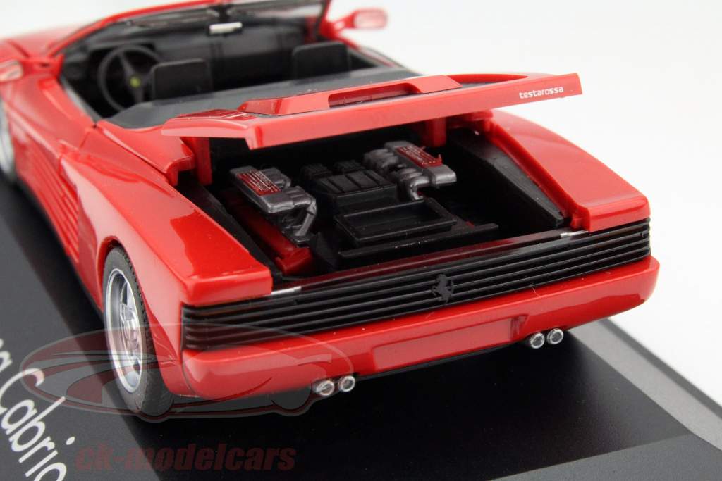 Ferrari Testarossa Cabriolet rosso 1:43 Herpa