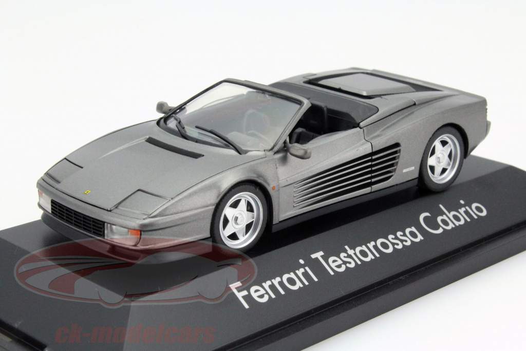 Ferrari Testarossa Cabriolet grigio 1:43 Herpa