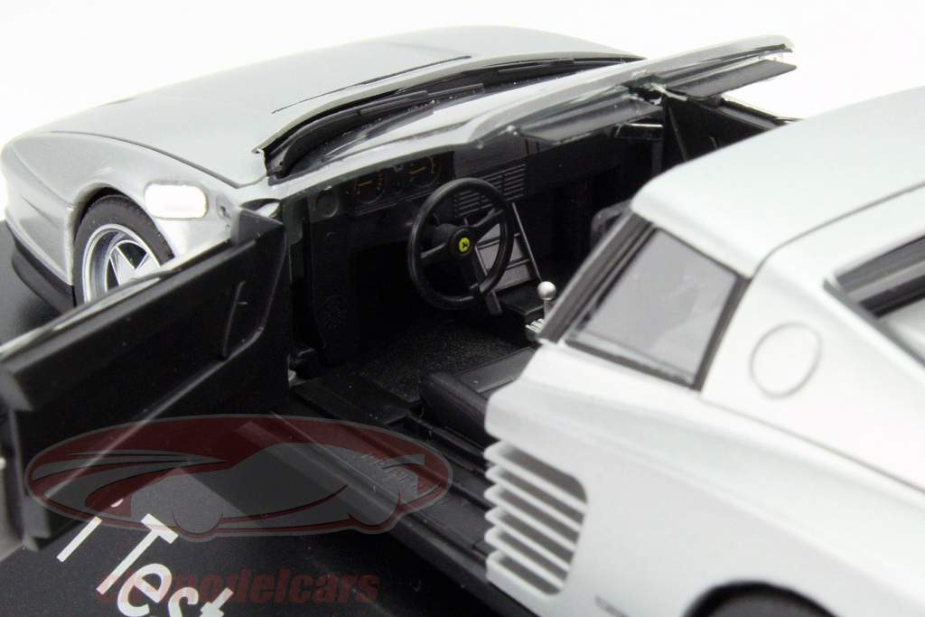 Ferrari Testarossa Spyder silber 1:43 Herpa