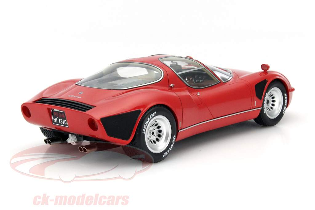 Alfa Romeo Tipo 33 Stradale rød 1:12 PremiumClassiXXs