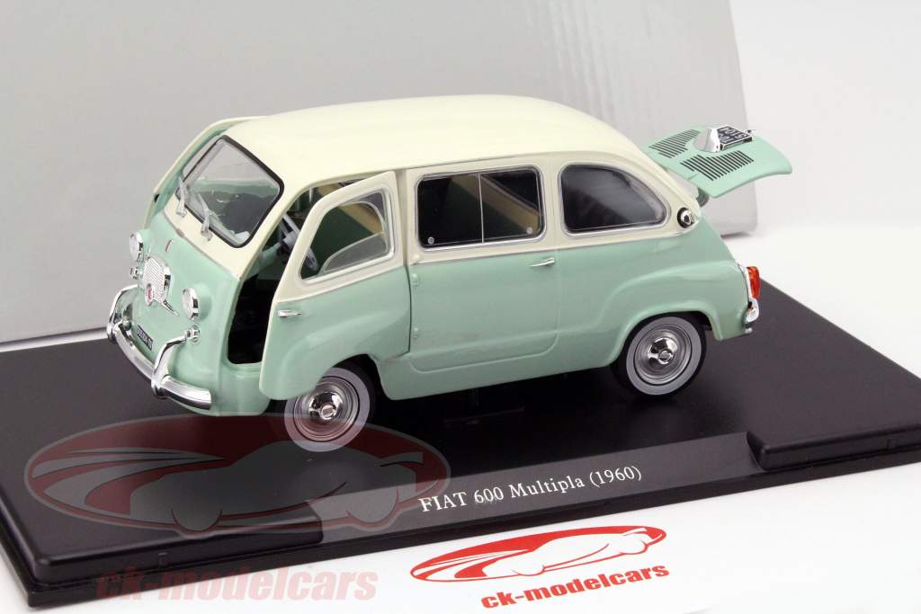 Fiat 600 Multipla Año 1960 pulimento / cal 1:24 Leo Models