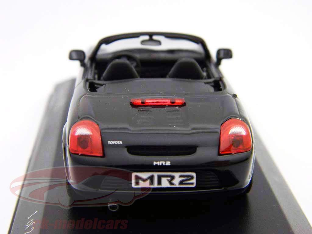 Toyota MR2 Cabriolet Sort / sort 1:43 Minichamps