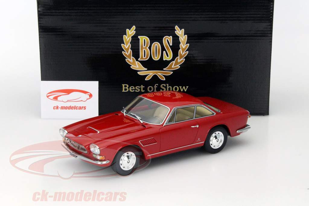 玛莎拉蒂 赛百灵(Sebring) II 1966年 深红色 1:18 BoS-Models