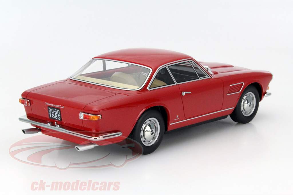 玛莎拉蒂 赛百灵(Sebring) II 1966年 深红色 1:18 BoS-Models