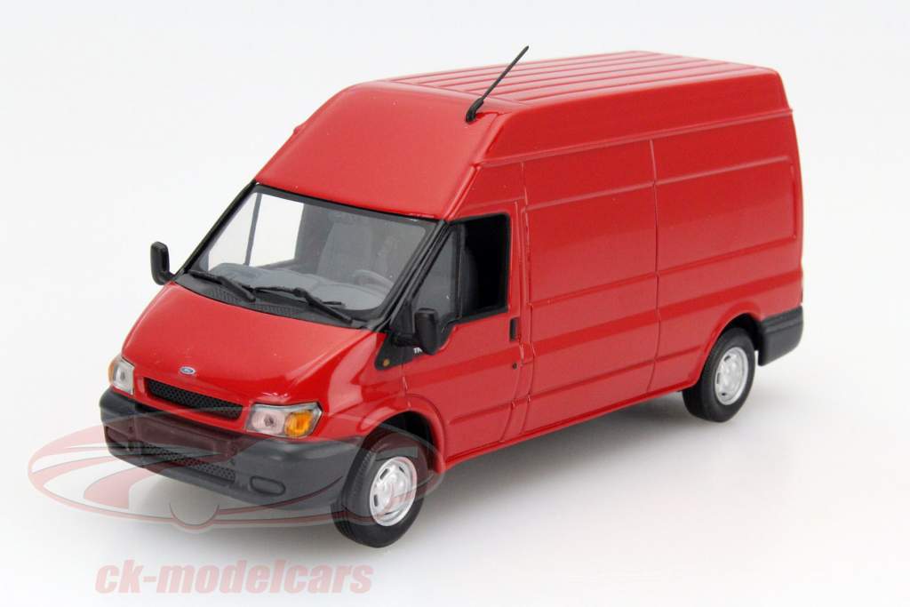福特全顺(Ford Transit) 面包车 红色 1:43 迷你切 Minichamps