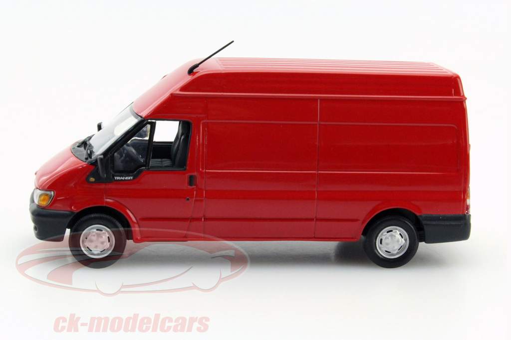 Ford Transit van vermelho 1:43 Minichamps