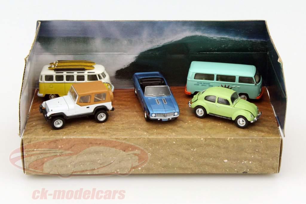 5-Car North Shore Surf Shack set 1:64 Greenlight