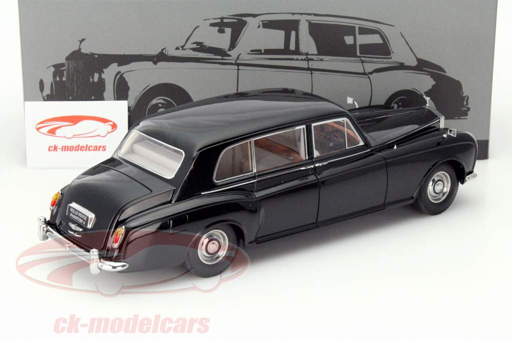 Rolls Royce Phantom V MPW RHD год 1964 черный 1:18 ParagonModels