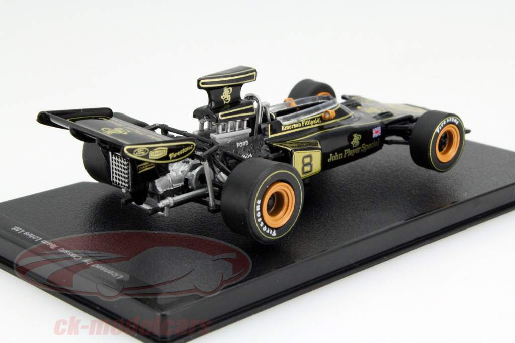 Emerson Fittipaldi Lotus 72D #8 Campeón del Mundo Fórmula 1 1972 1:43 Altaya