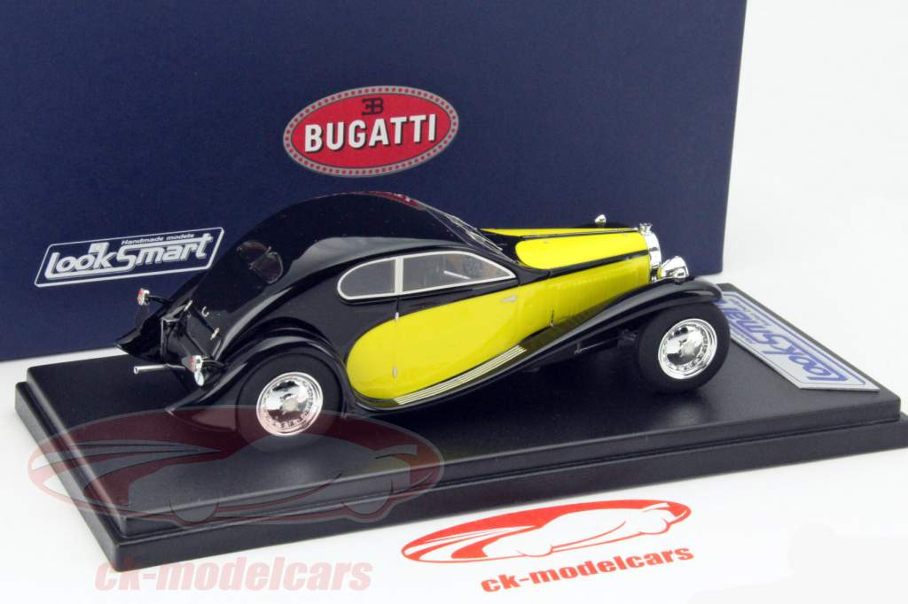 Bugatti 50T Superprofilee preto / amarelo 1:43 LookSmart