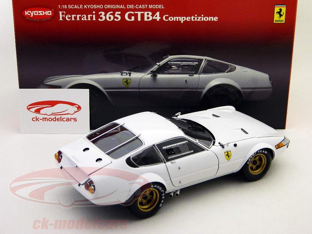 Kyosho 1/18 Ferrari 365 GTB/4 Competizione #71 Le Mans 1974