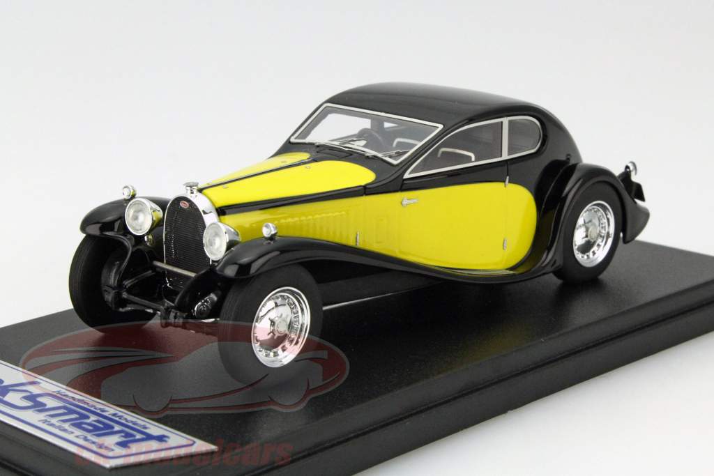 Bugatti 50T Superprofilee 黒 / 黄色 1:43 LookSmart