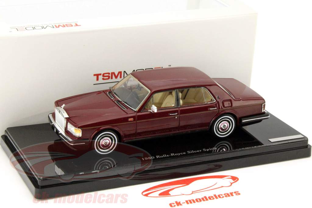 Rolls-Royce Silver Spirit año 1980 castañas marrón 1:43 TrueScale