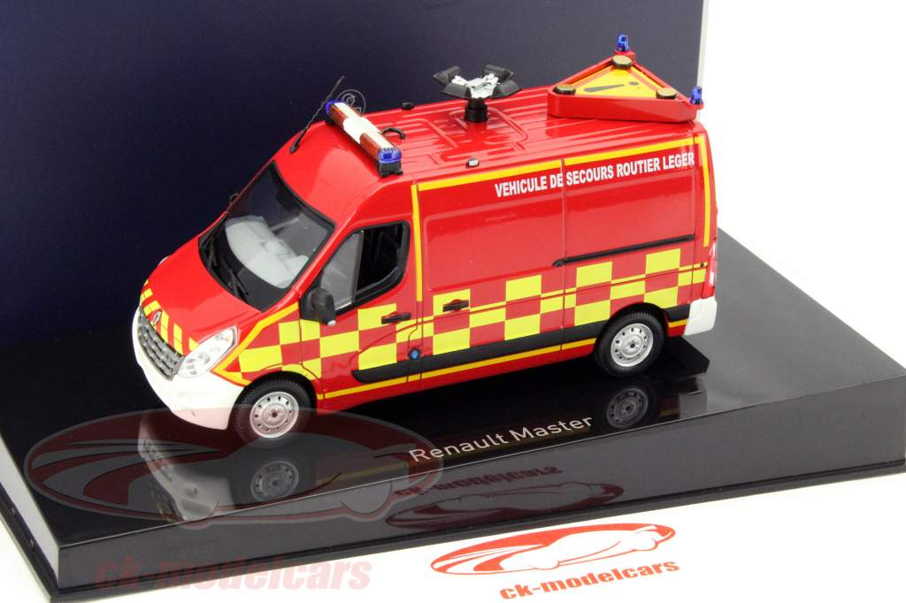 Renault Master pompiers année 2011 rouge 1:43 Norev