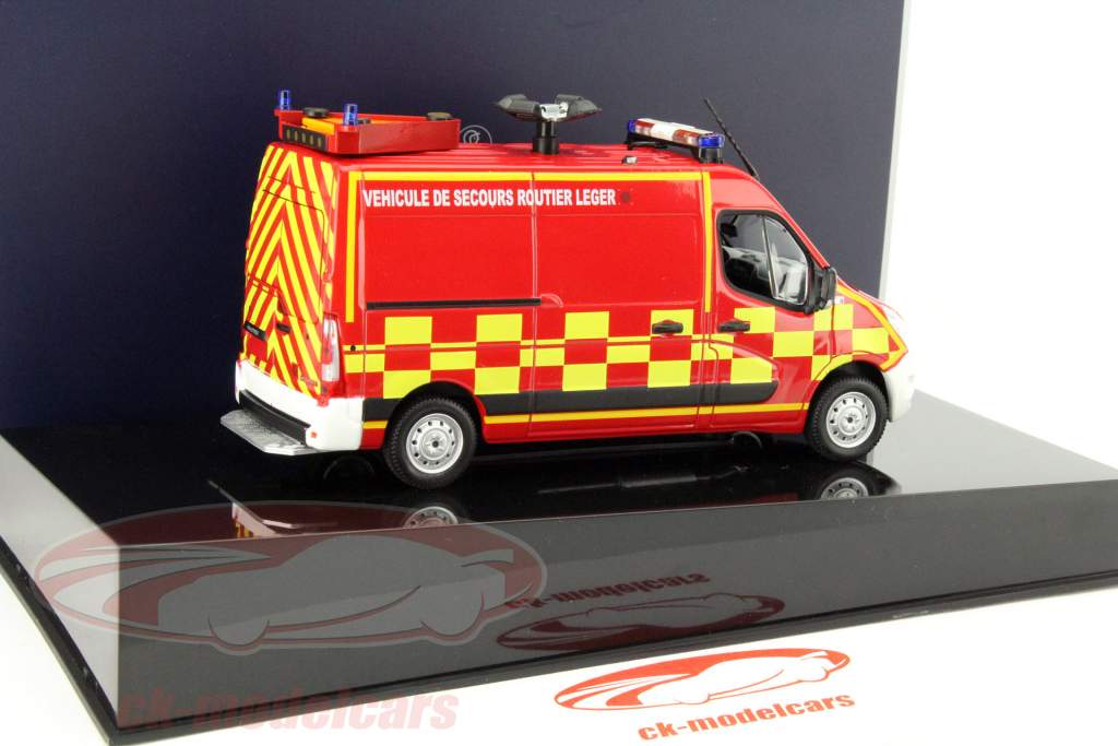 Renault Master pompiers année 2011 rouge 1:43 Norev