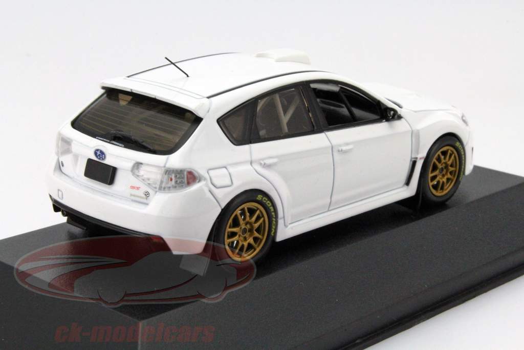 Subaru Impreza WRX STI 2011 ралли Spec Plain Body версия белый 1:43 Ixo