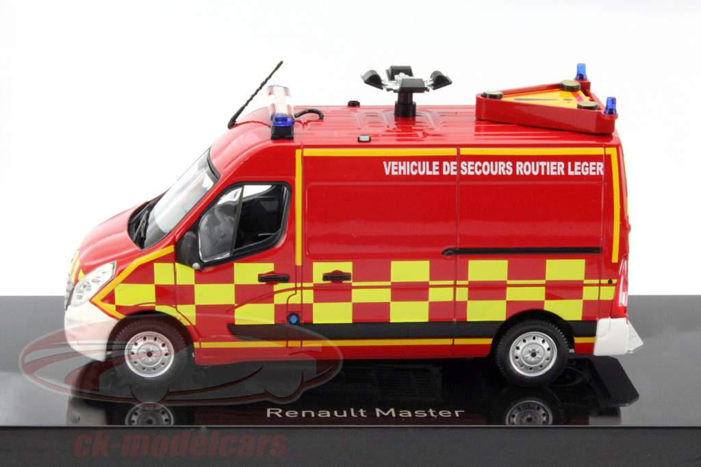 Renault Master pompiers année 2011 rouge 1:43 Norev