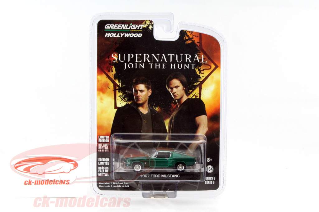 Ford Mustang 从 该 电视剧 Supernatural 2005 绿 1:64 Greenlight