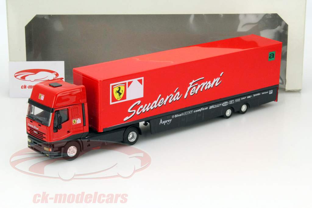 Scuderia Ferrari racing transporter rød 1:43 Eligor