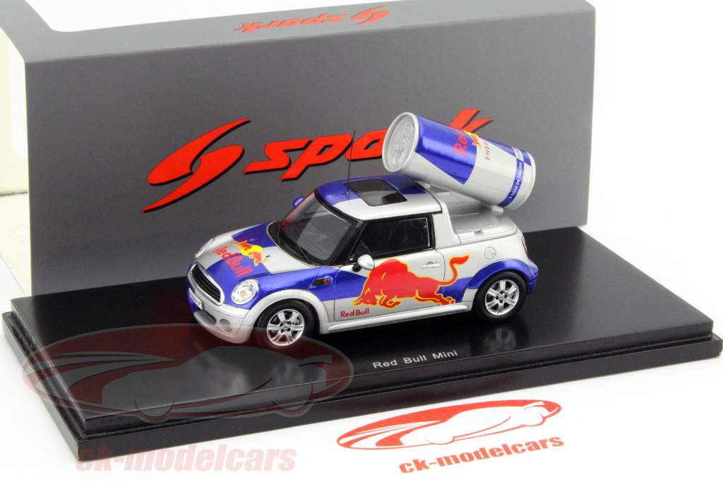 Mini année 2008 Red Bull bleu / argent 1:43 Spark