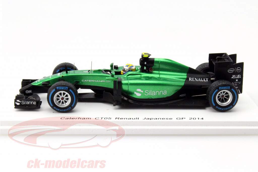 Marcus Ericsson Caterham CT05 #9 Japan GP formel 1 2014 1:43 Spark