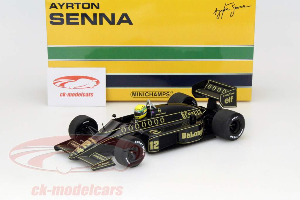 Ayrton Senna Lotus 98T #12 fórmula 1 1986 1:18 Minichamps