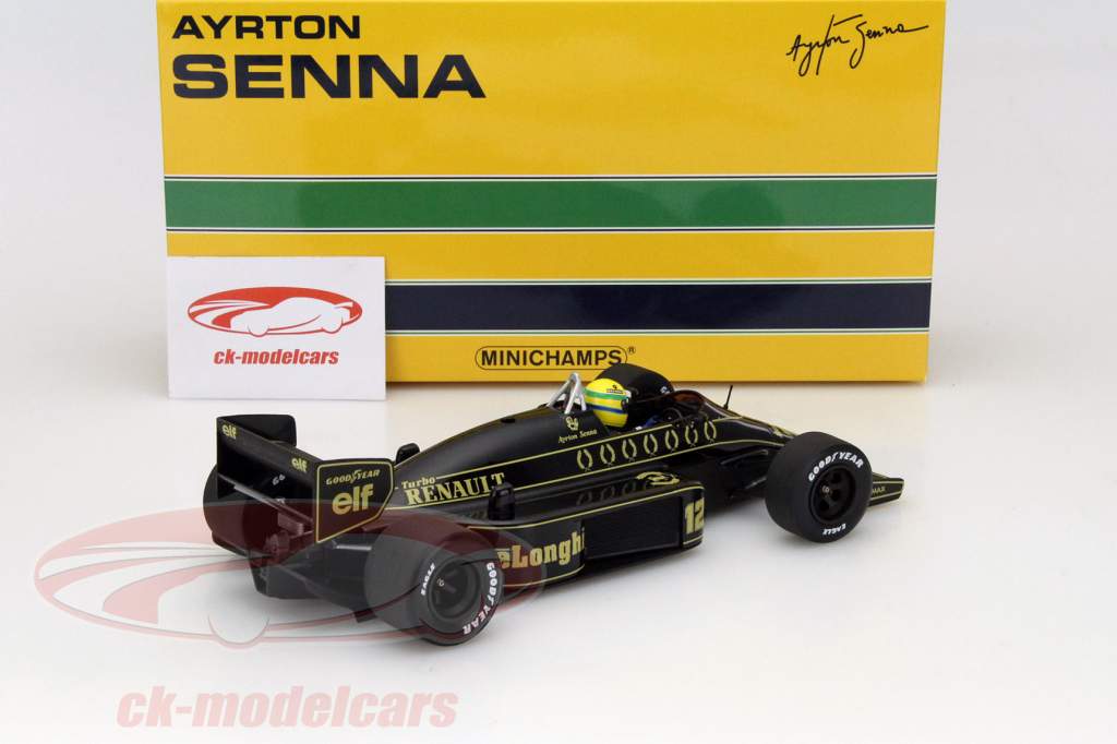 Ayrton Senna Lotus 98T #12 fórmula 1 1986 1:18 Minichamps