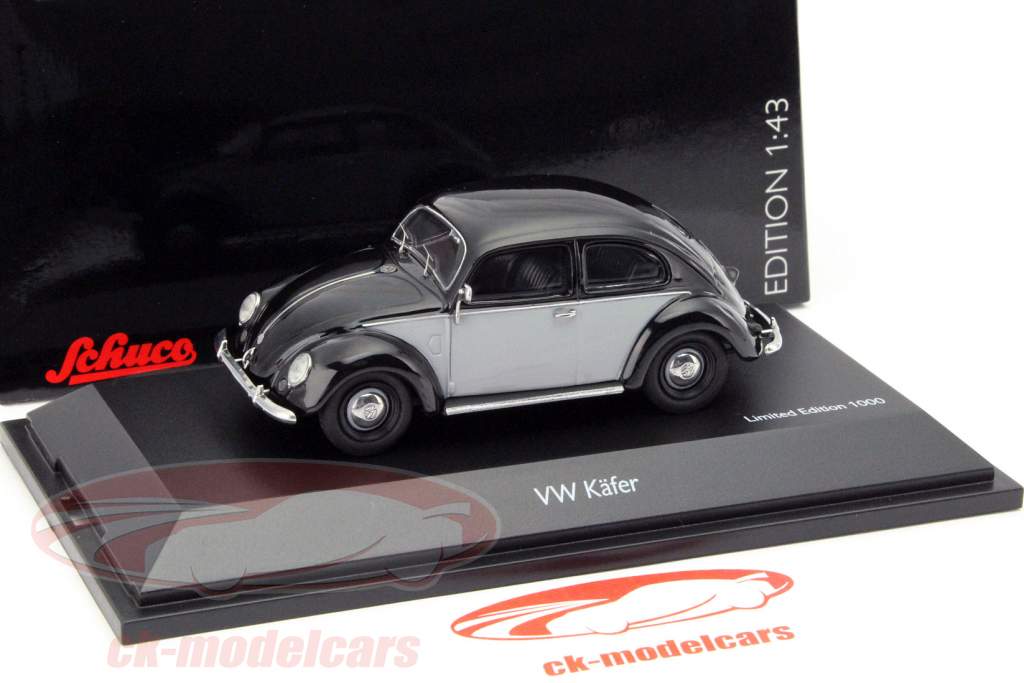 大众甲壳虫 黑/灰色 1:43 舒克 Schuco