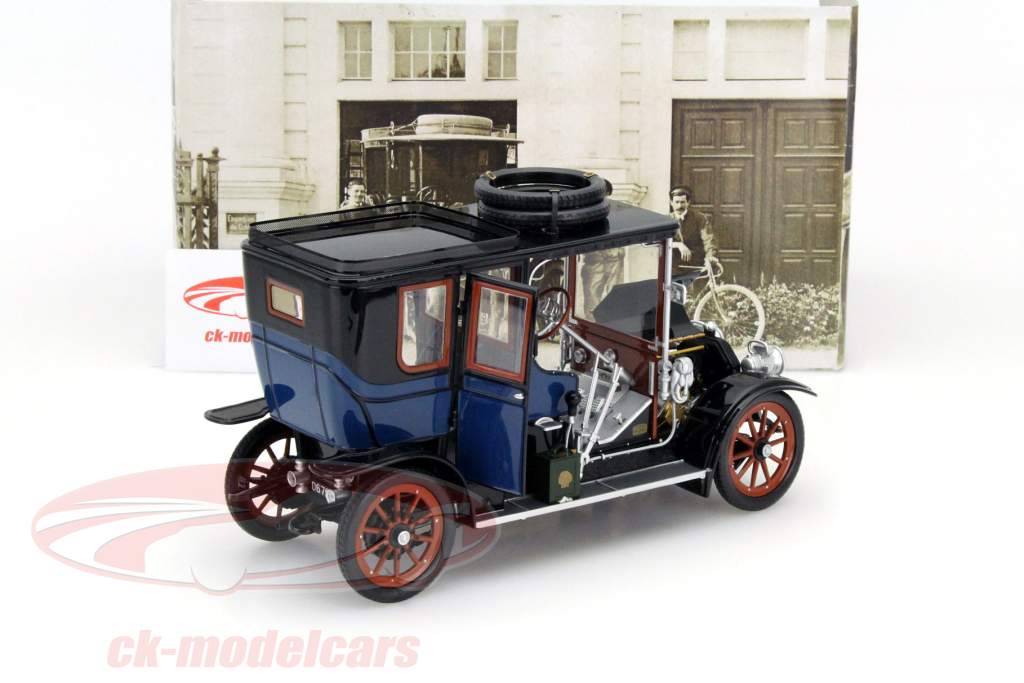 Austro Daimler 28/32 Maja año 1908 azul 1:18 Fahr(T)raum