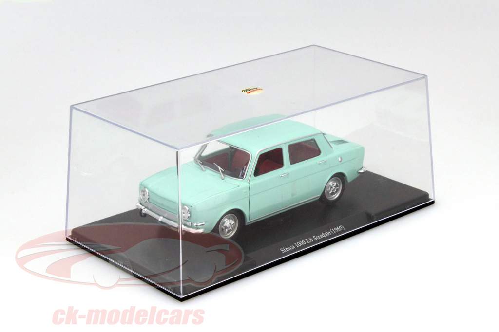 Simca 1000 LS Stradale 年 1969 绿松石 1:24 Leo Models