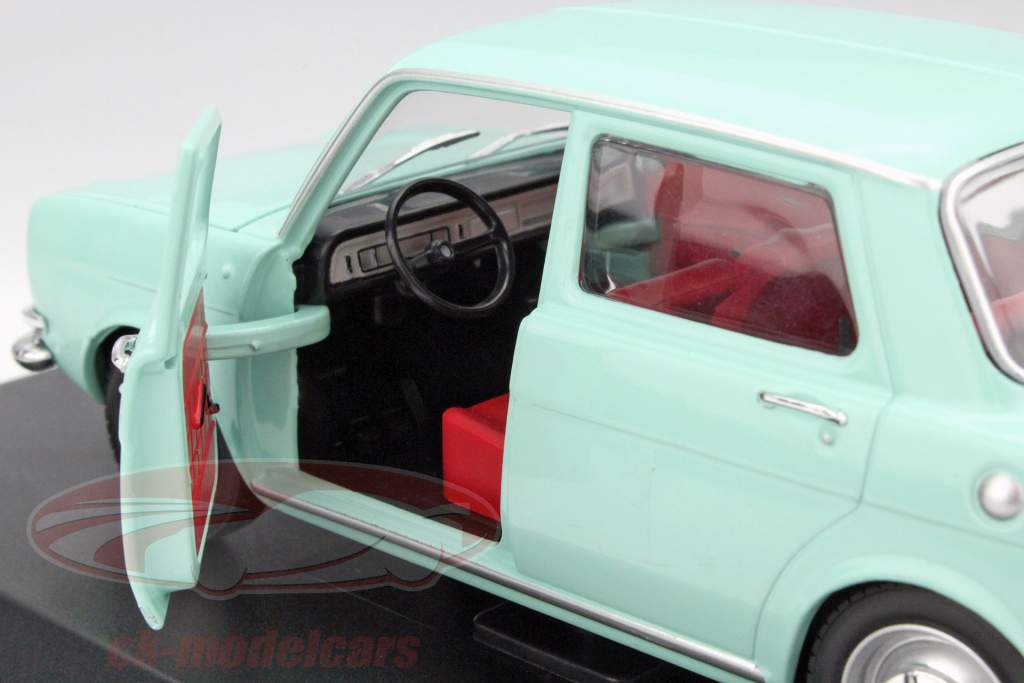 Simca 1000 LS Stradale 年 1969 绿松石 1:24 Leo Models