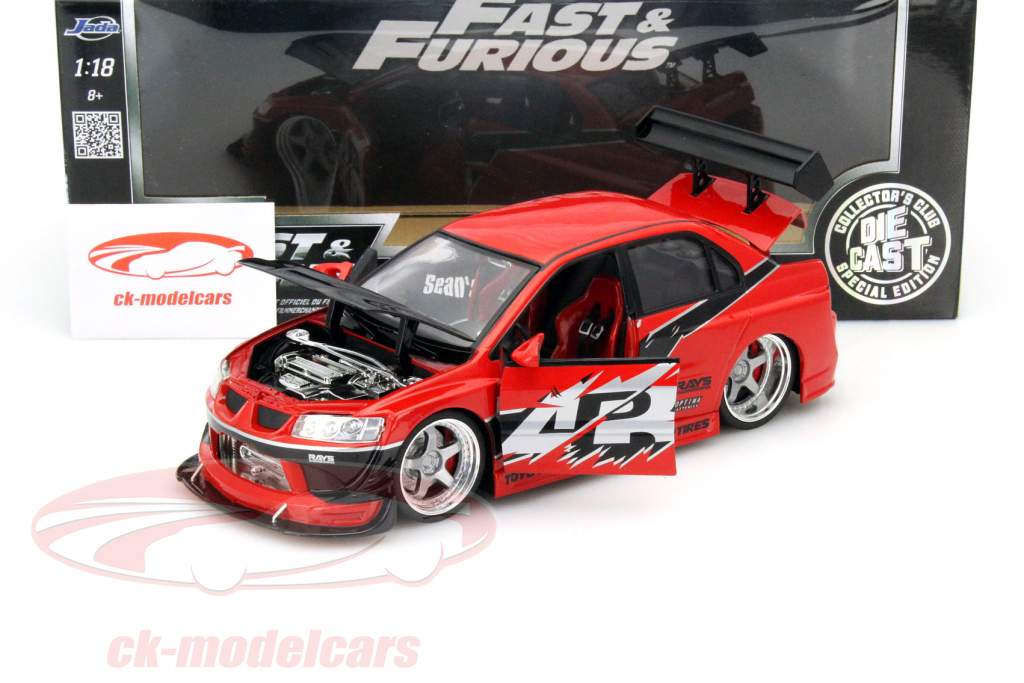 Jadatoys 1:18 Sean's Mitsubishi Lancer Evolution VIII Fast