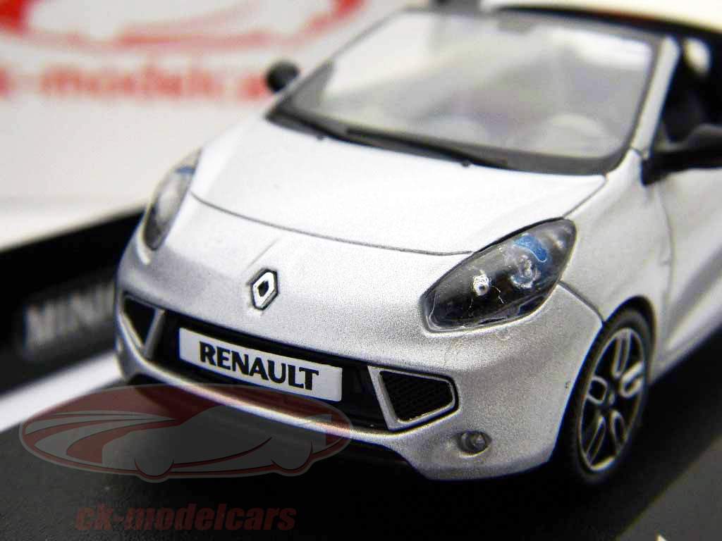 Renault Wind year 2010 silver 1:43 Minichamps