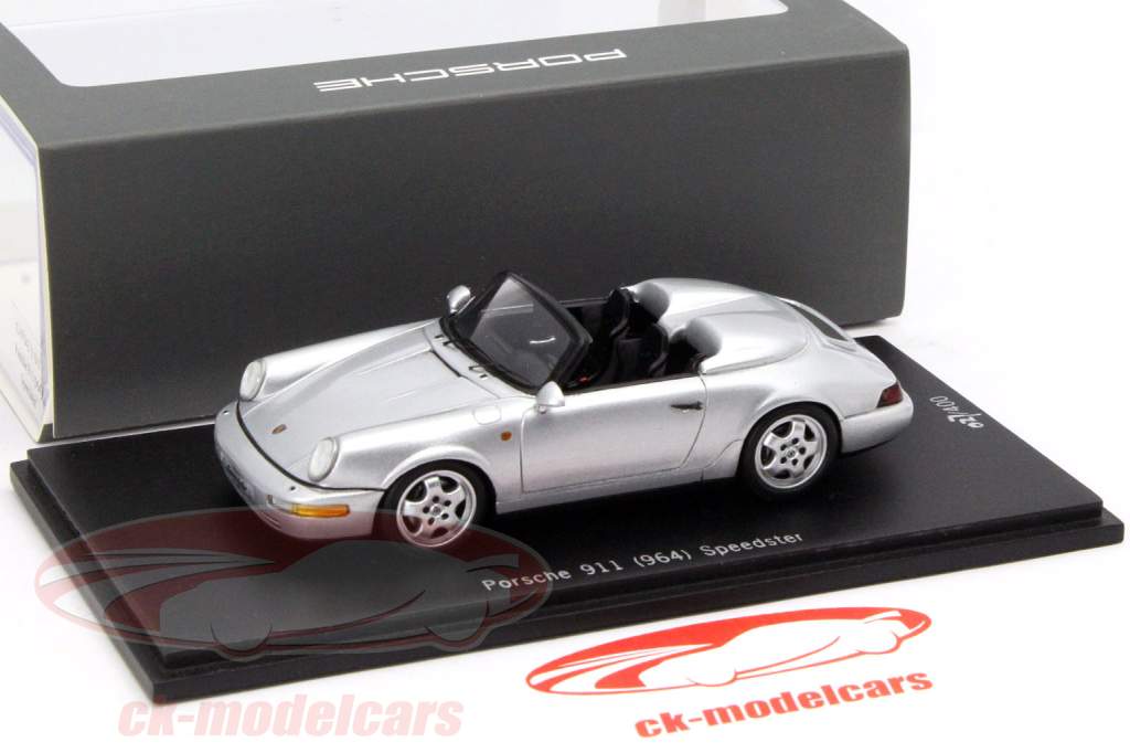 保时捷 911 (964) Speedster 银色 1:43 Spark